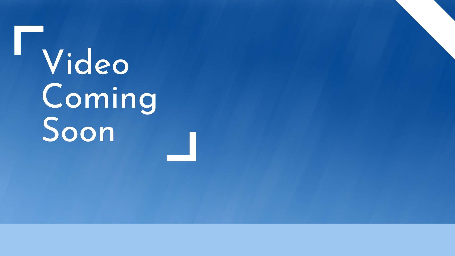 Video Coming Soon