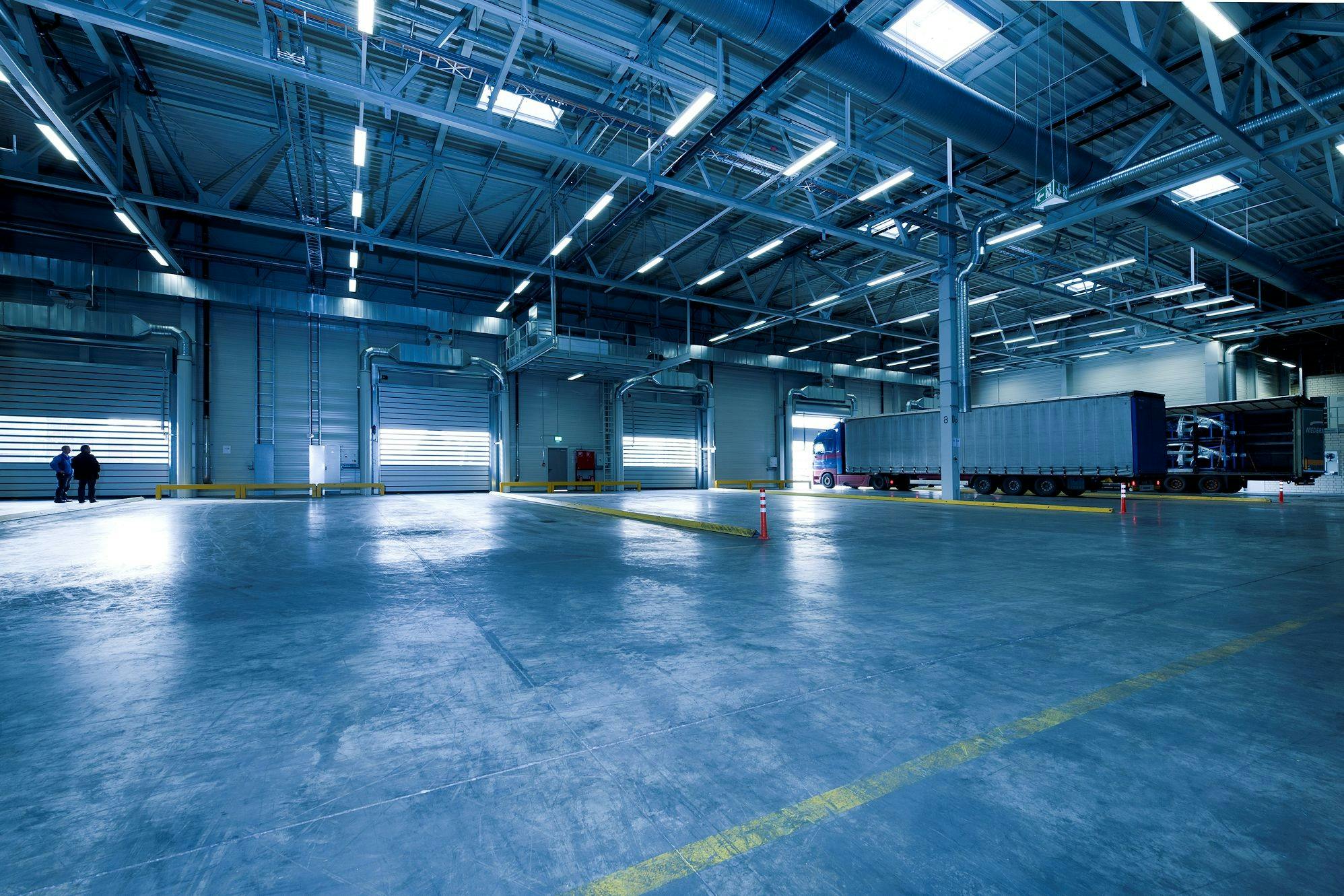 Picture of an empty warehouse
