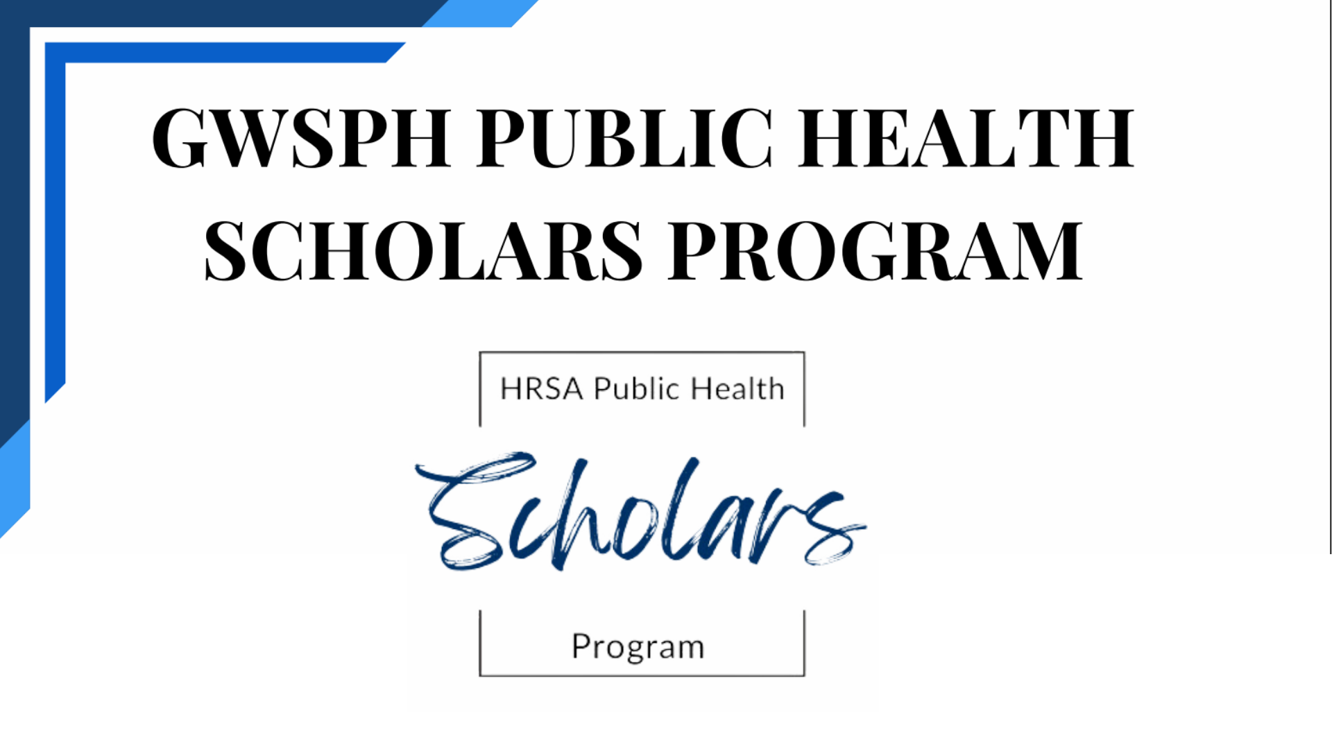 HRSA scholars program art