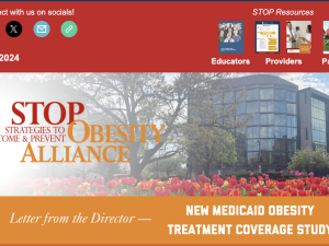 Report header for the STOP Obesity Alliance Report