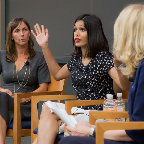 woman demonstrating with her hands