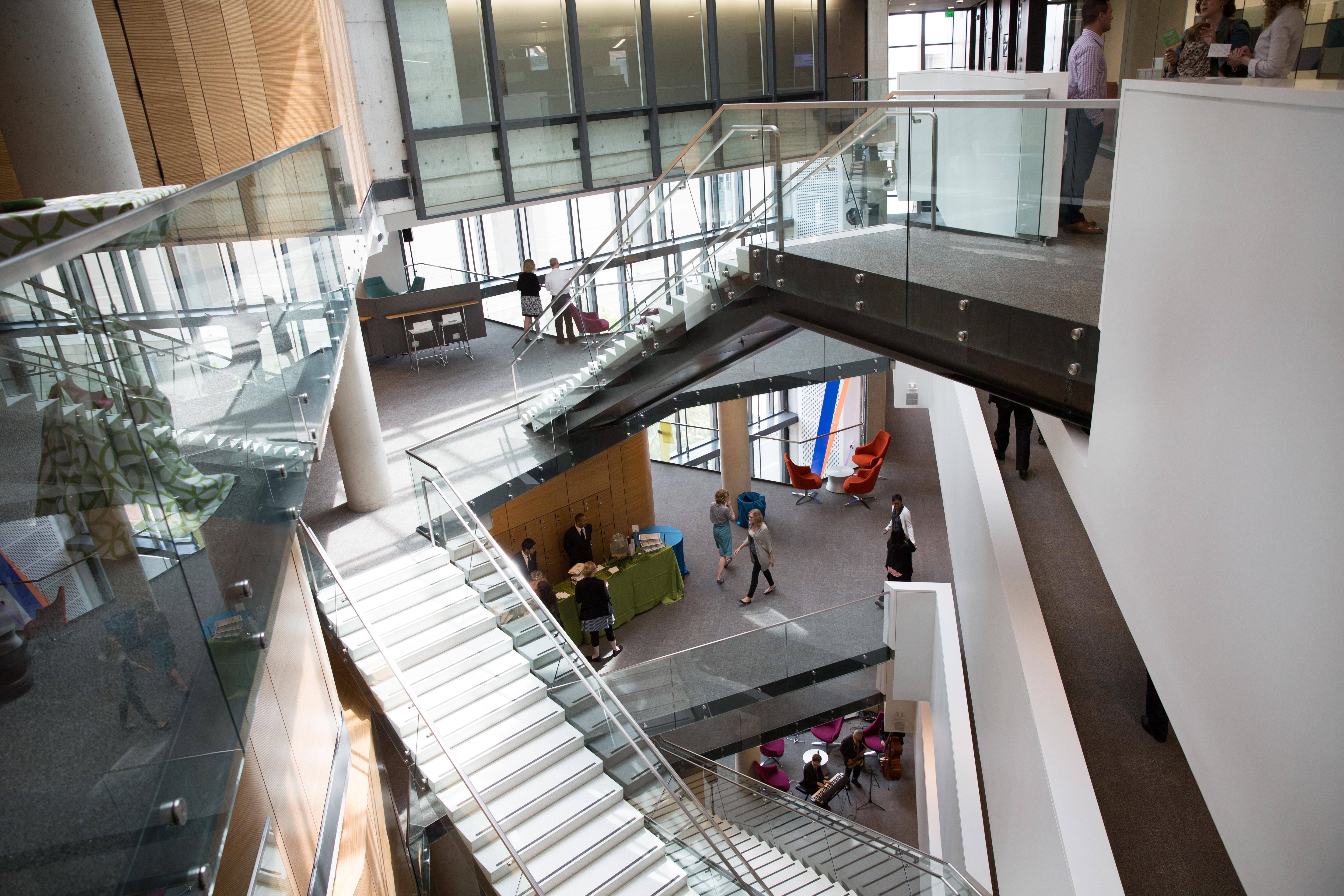 Inside of the public health building