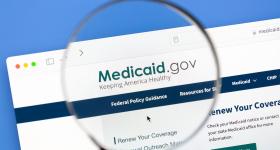 Picture of the Medicaid website
